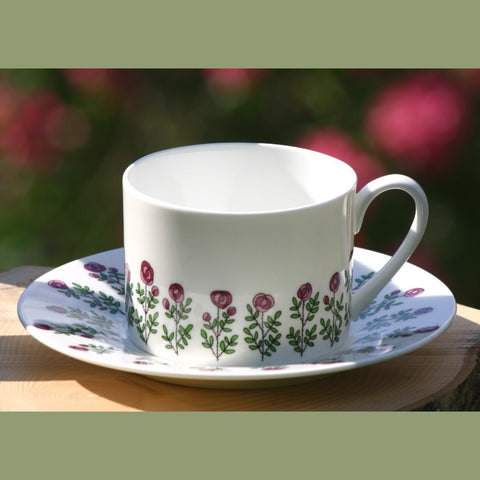 Roses Cup & Saucer