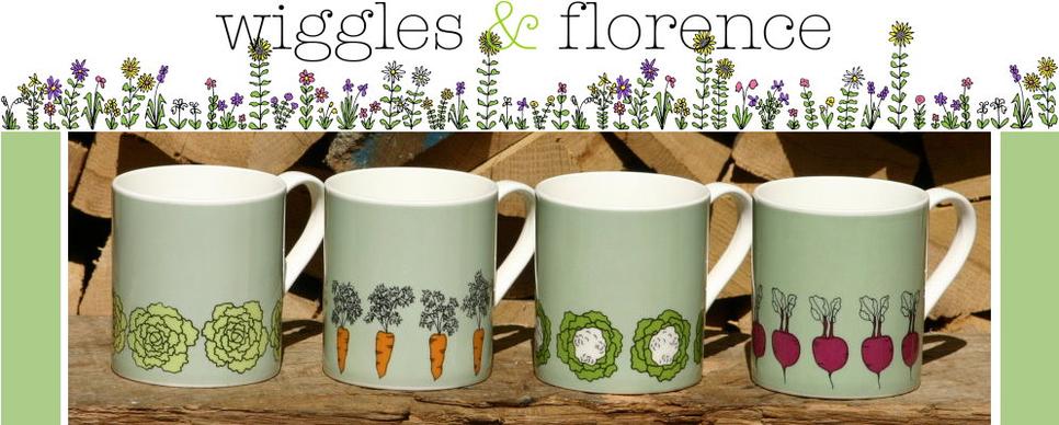 wiggles and florence veggie mugs