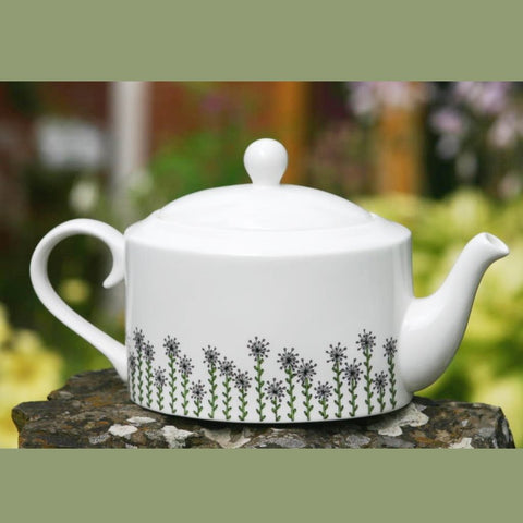 Alliums oval Tea Pot