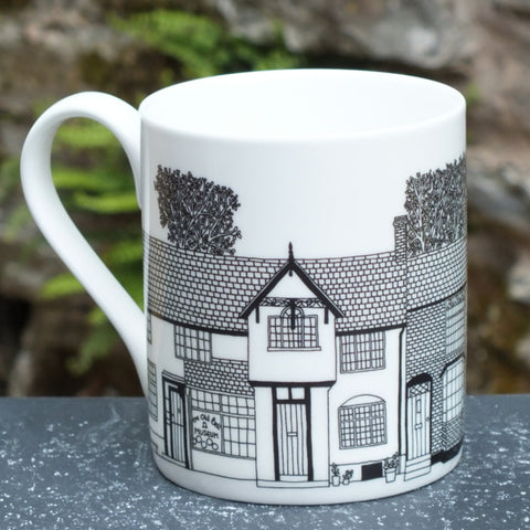 The Old Bell street scene Mug