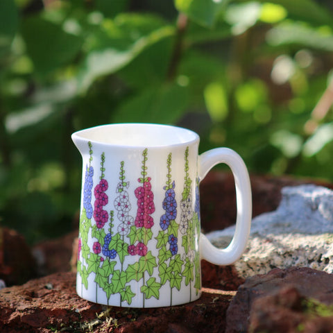 Hollyhocks Jug Sml