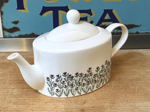 Thistles oval Tea Pot