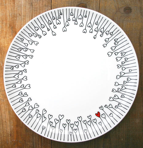 Hearts Plate