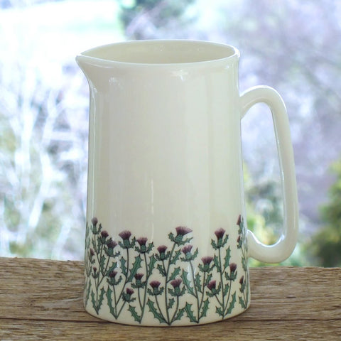 Thistles Jug Lge