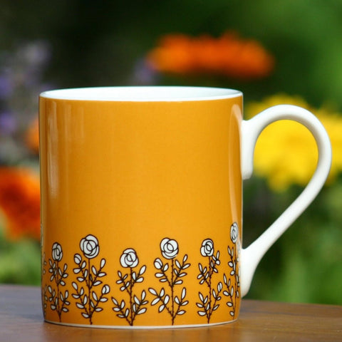 Roses Mug - tangerine