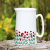 Poppies Jug Lge